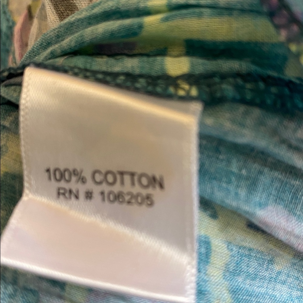 Multicolor Floral Button Down Shirt - Picture 5 of 7